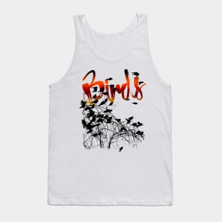 Birds silhouette Tank Top